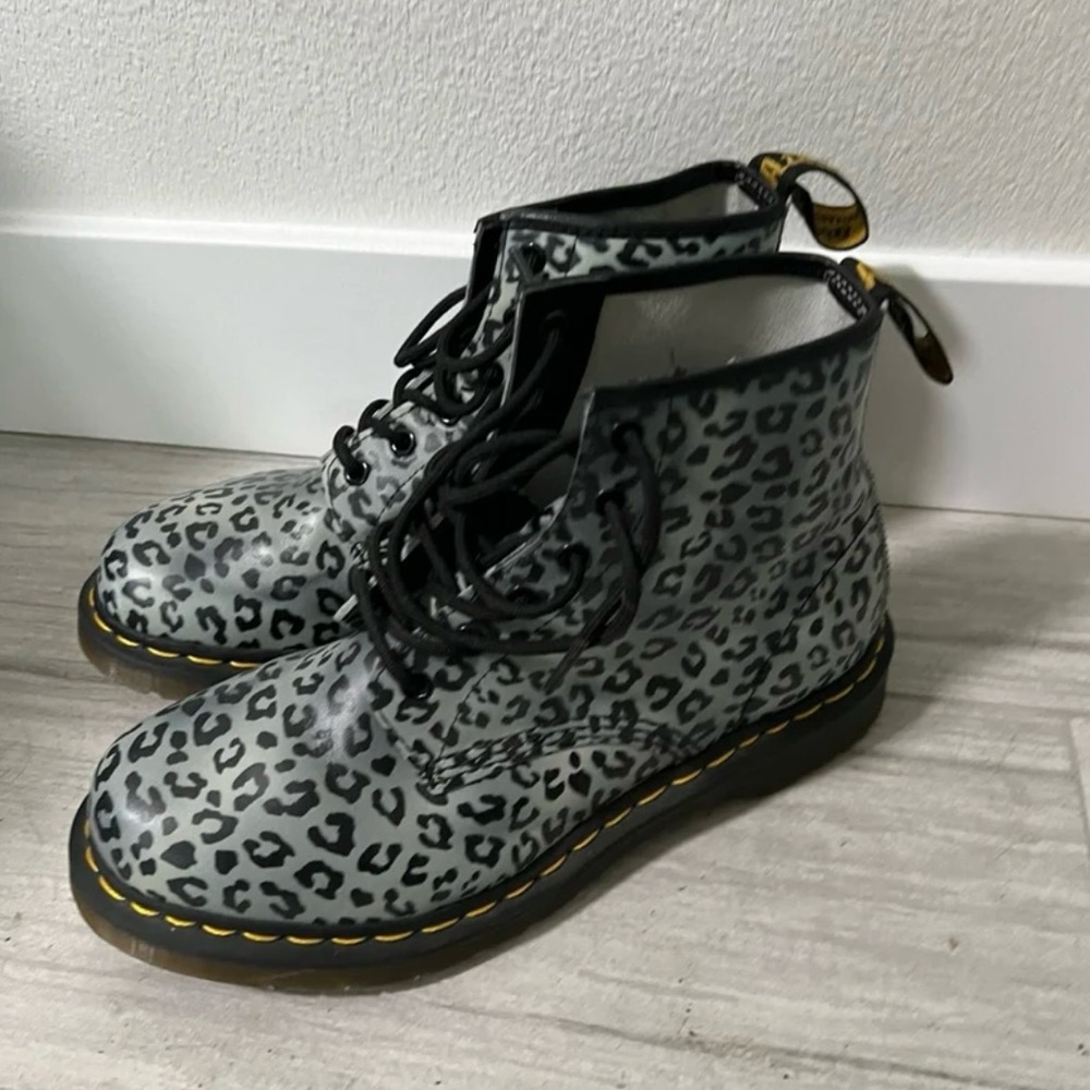 Dr. Martens Leopard Print Boots